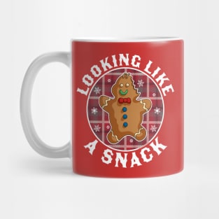 Looking Like A Snack Gingerbread Man Christmas Cookie Xmas Mug